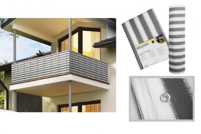 Revestimento UV da vela da rede 0.9x5m da máscara do Hdpe do balcão 4